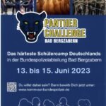 Werbeplakat für die Panther Challenge 2023 - Wie weit gehst du für deinen Traumjob?