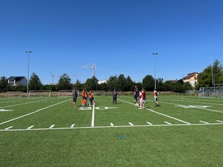 Footballfeld der Weinheim Longhorns
